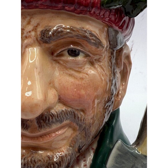Royal Doulton Character Toby Jug “Lumberjack” D6610 1966 - Picture 3 of 14